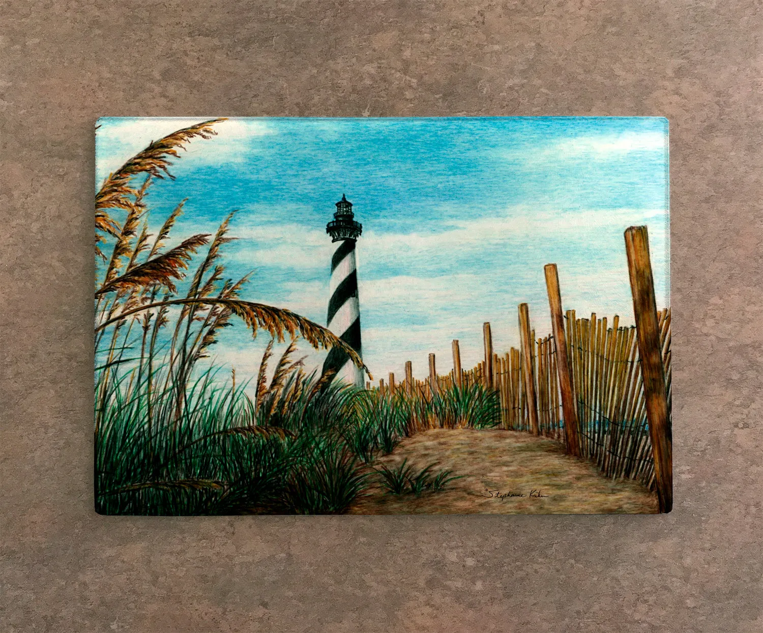 Hatteras Sea Oats Cutting Board