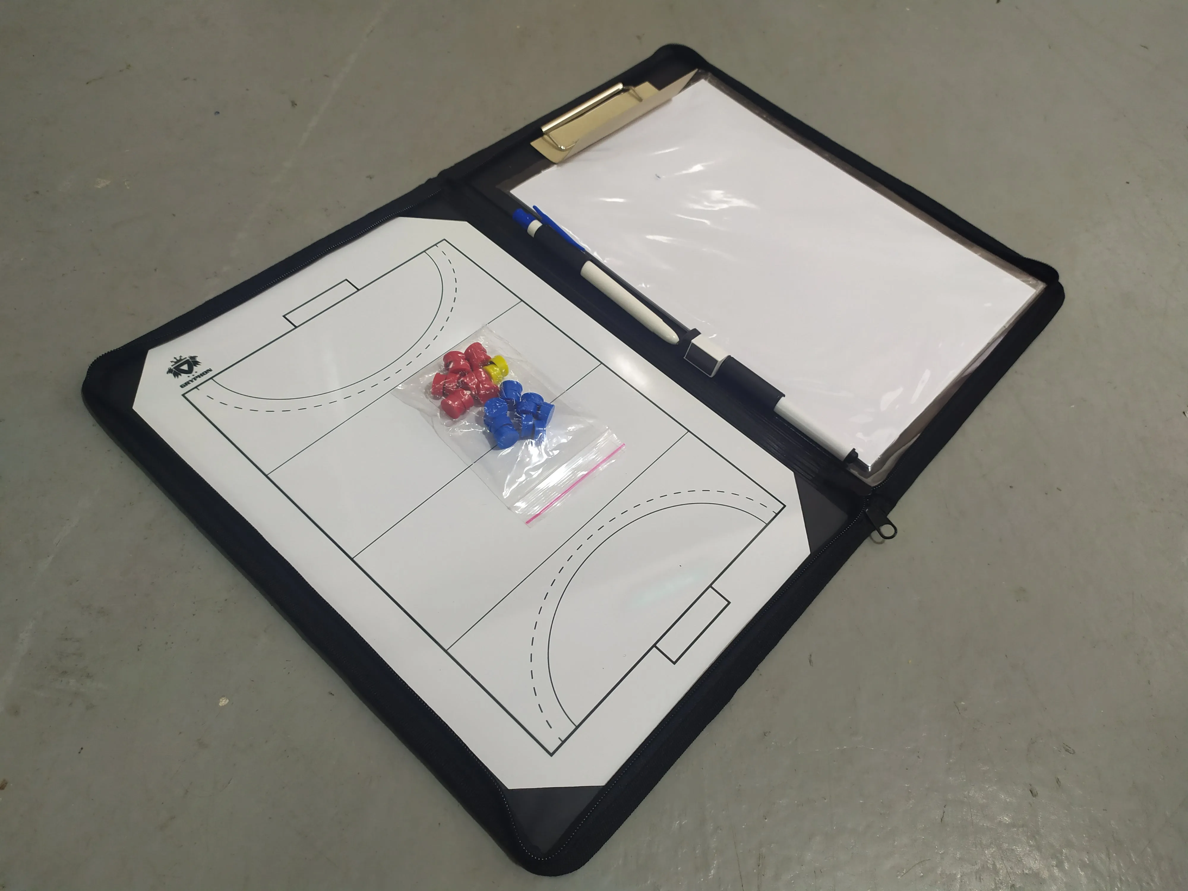 HOCKEY Coaching Folder - Magnetic Strategy Board -