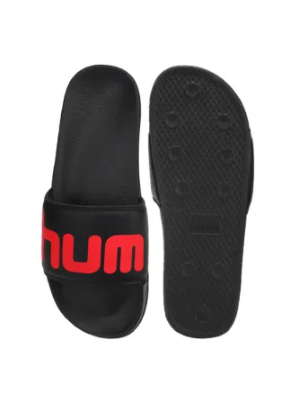 hummel CHUNK MEN SLIDERS Comfortable Cushioned Sole Arch Support Durable Lightweight Flexible Trendy Style Flip flops and Slippers Slides for Men Daily use Chappal