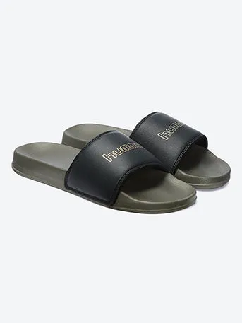 hummel CLASSIC MEN SLIDERS Comfortable Cushioned Sole Arch Support Durable Lightweight Flexible Trendy Style Flip flops and Slippers Slides for Men Daily use Chappal