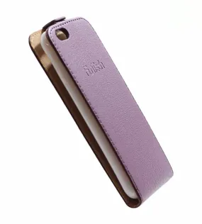 iphone 6 6s leather flip phone case purple