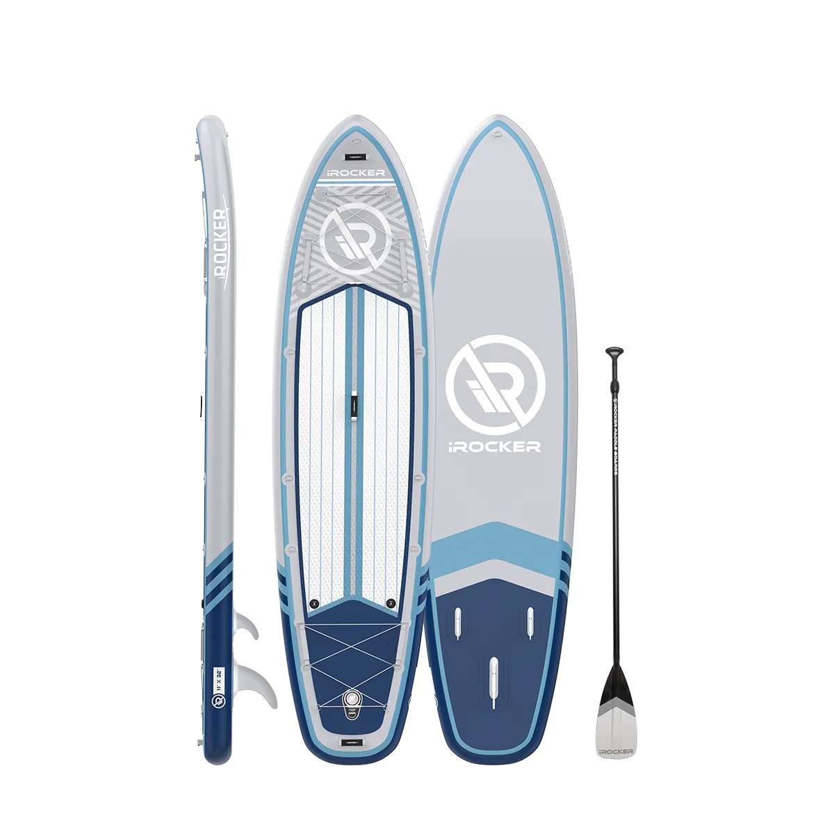 iROCKER ALL AROUND 11' Inflatable Paddle Board