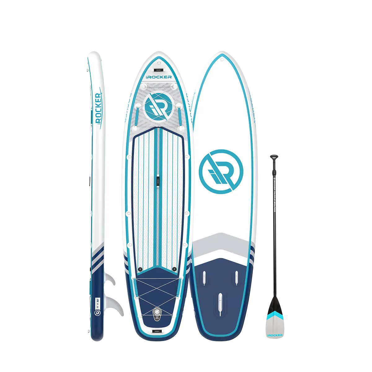 iROCKER ALL AROUND 11' Inflatable Paddle Board