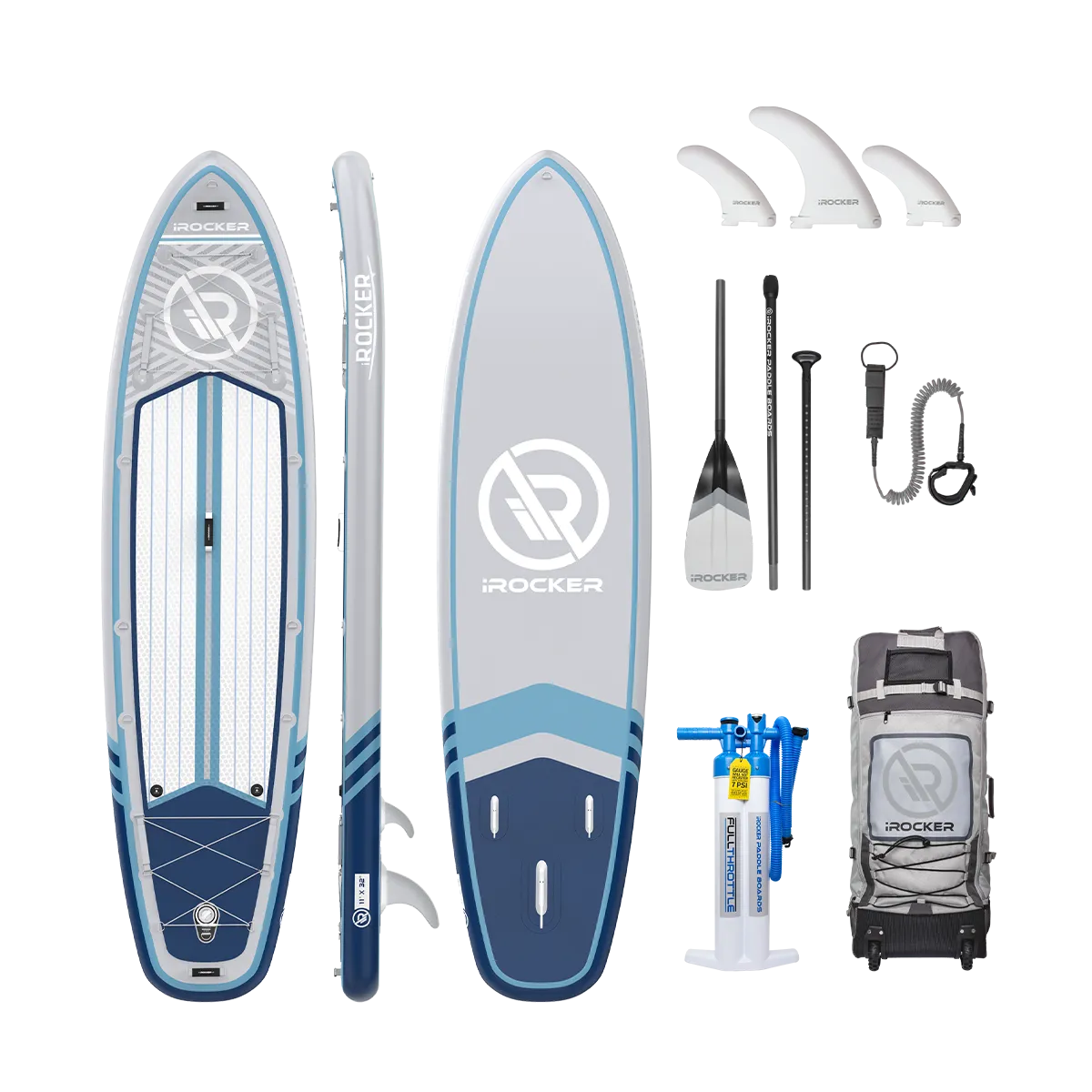 iROCKER ALL AROUND 11' Inflatable Paddle Board