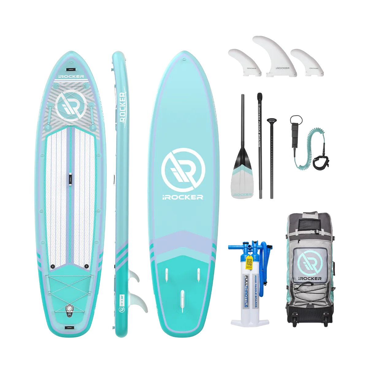 iROCKER ALL AROUND 11' Inflatable Paddle Board