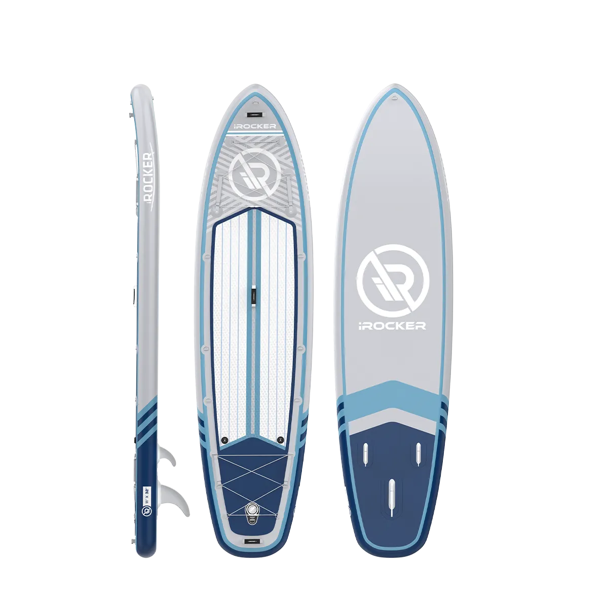 iROCKER ALL AROUND 11' Inflatable Paddle Board