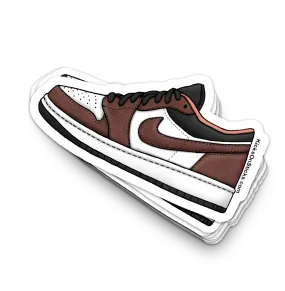 Jordan 1 Low "Mocha" Sneaker Sticker