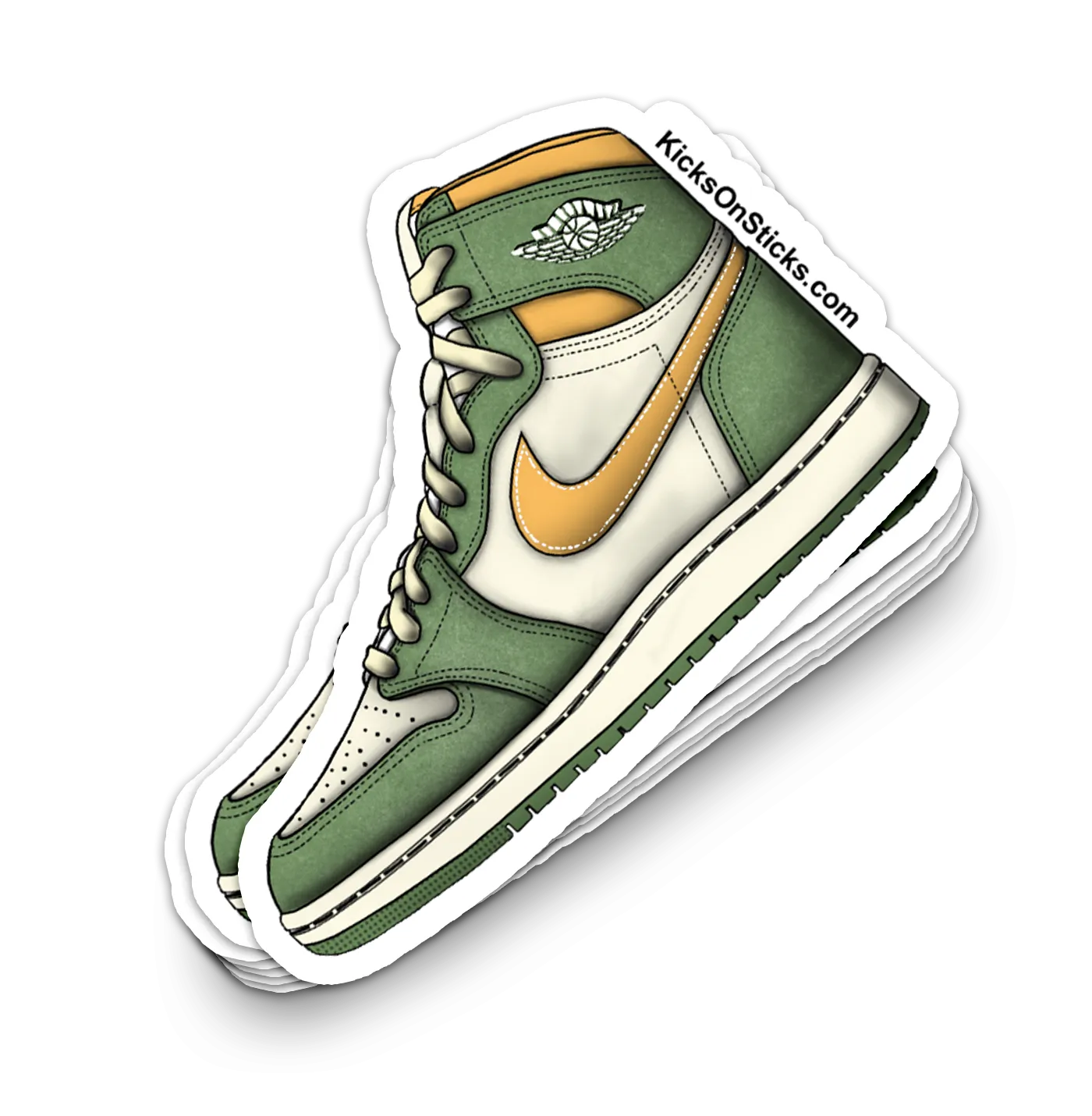 Jordan 1 "Craft Celadon" Sneaker Sticker