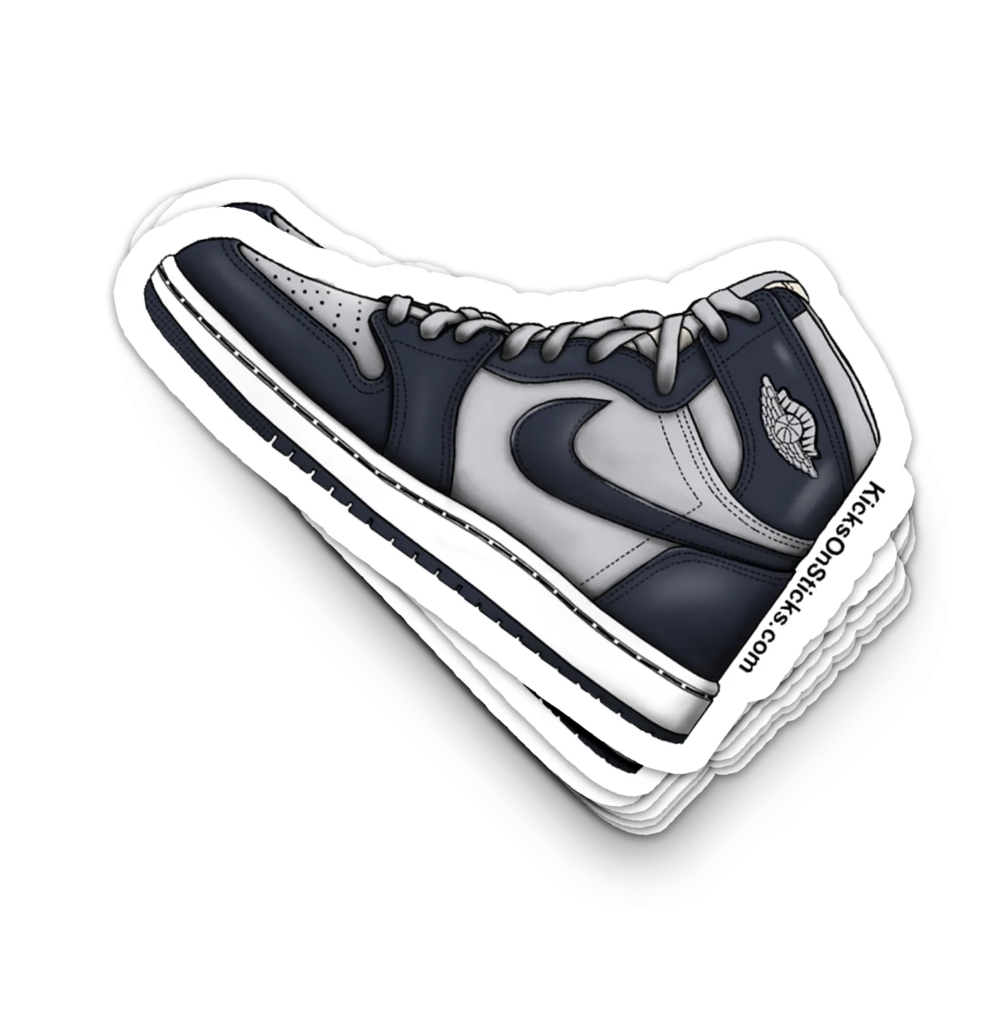 Jordan 1 "Georgetown" Sneaker Sticker