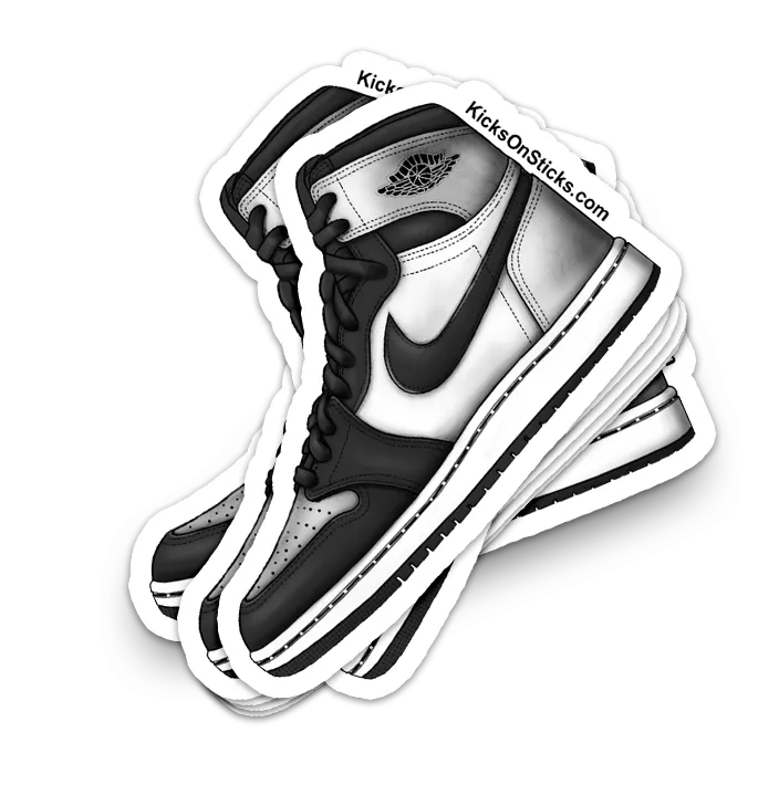 Jordan 1 "Metallic Silver" Sneaker Sticker