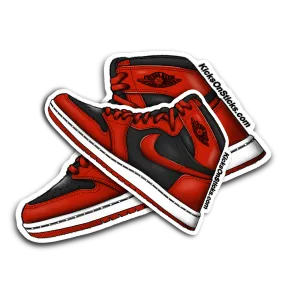 Jordan 1 "Reverse Bred" Sneaker Sticker