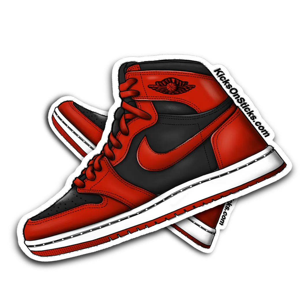 Jordan 1 "Reverse Bred" Sneaker Sticker