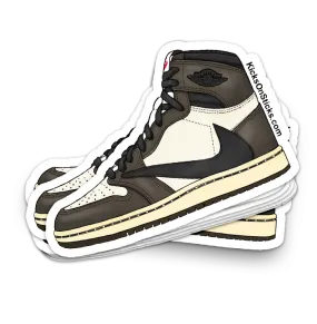 Jordan 1 "Travis Scott" Sneaker Sticker