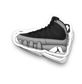 Jordan  9 "Particle Grey" Sneaker Sticker