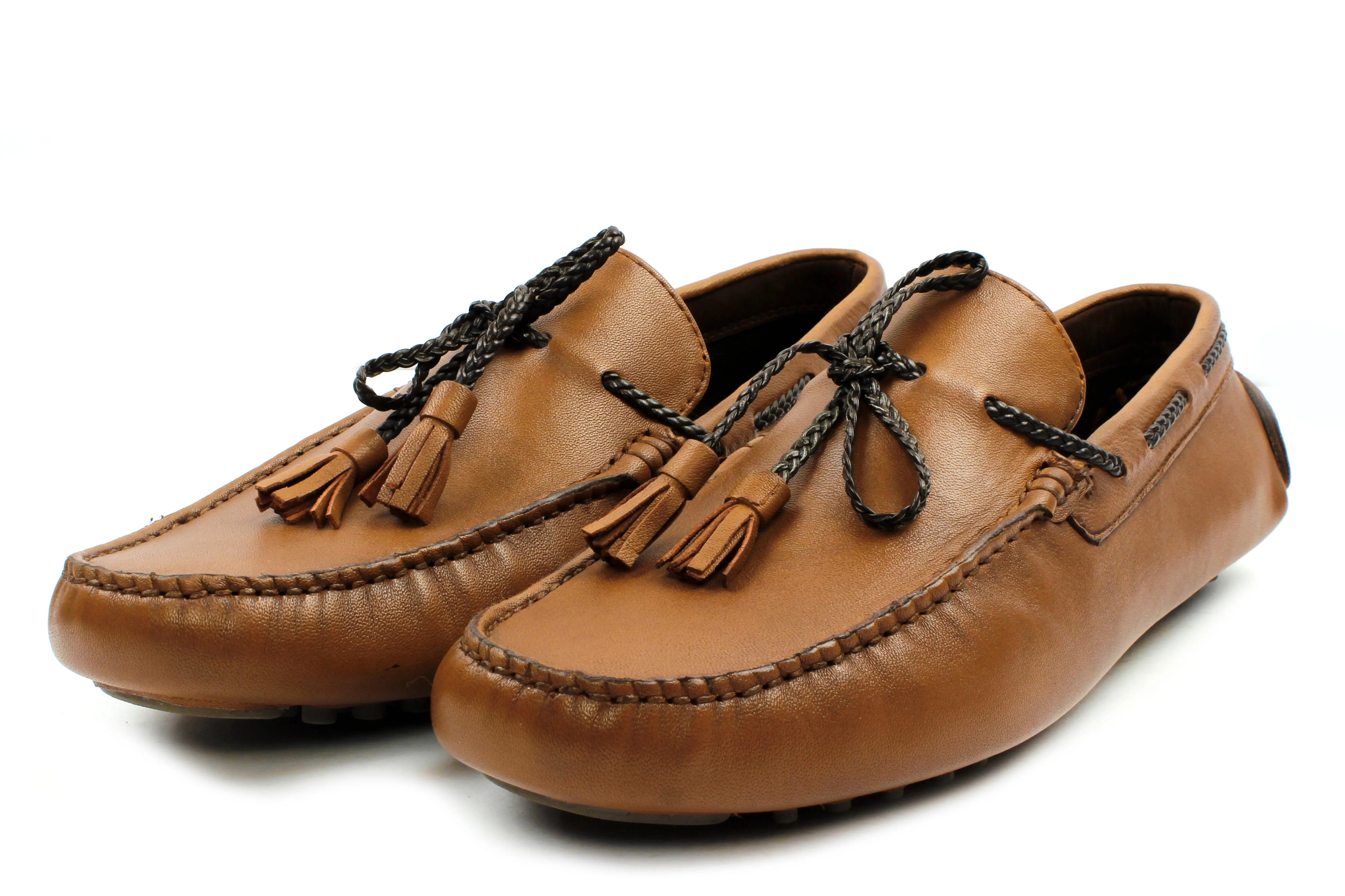 Klap Tan Driving Loafers