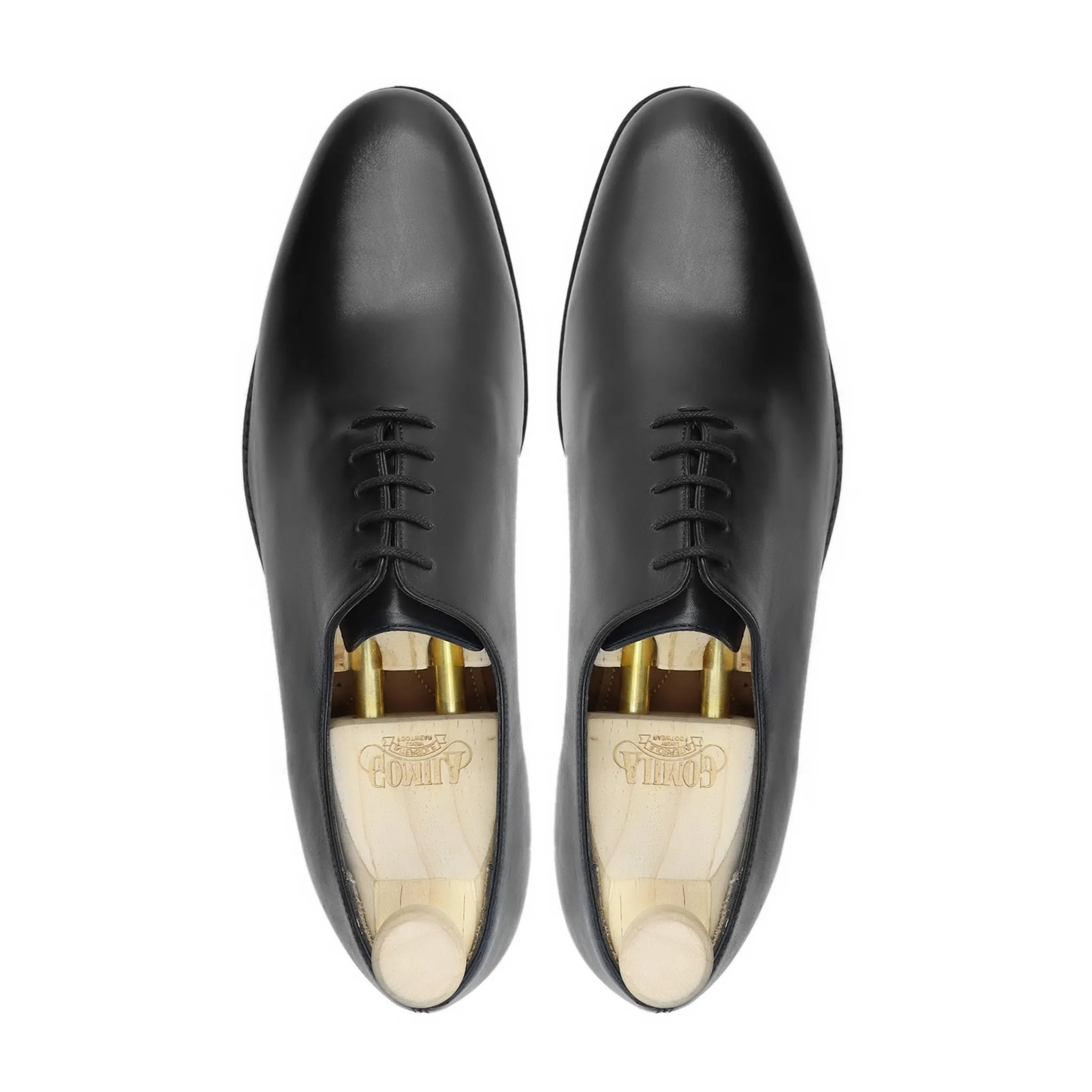 Lagoon - Men's Black Calf Leather Wholecut Shoe