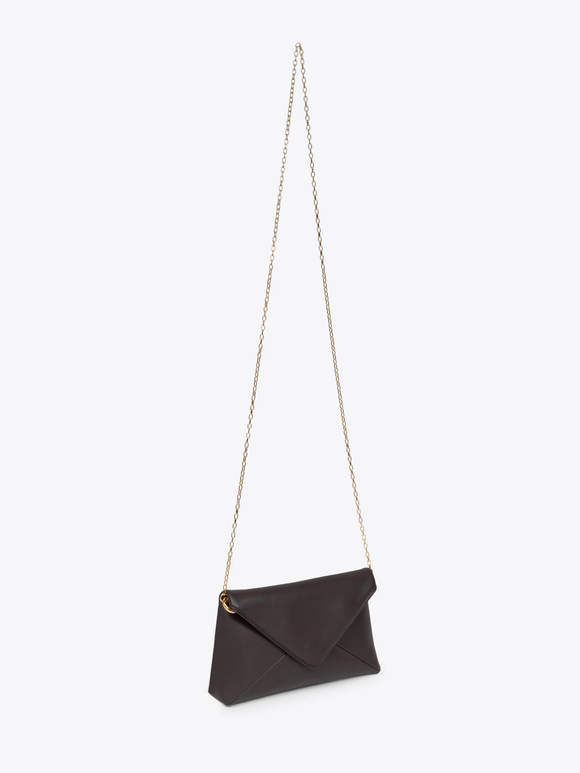 Leather envelope bag