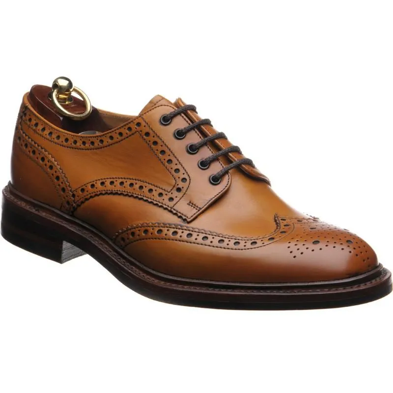 LOAKE Chester Brogue shoe Dainite - Tan