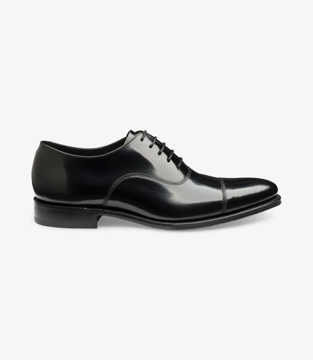 LOAKE  Smith Toecap oxford shoe - Black