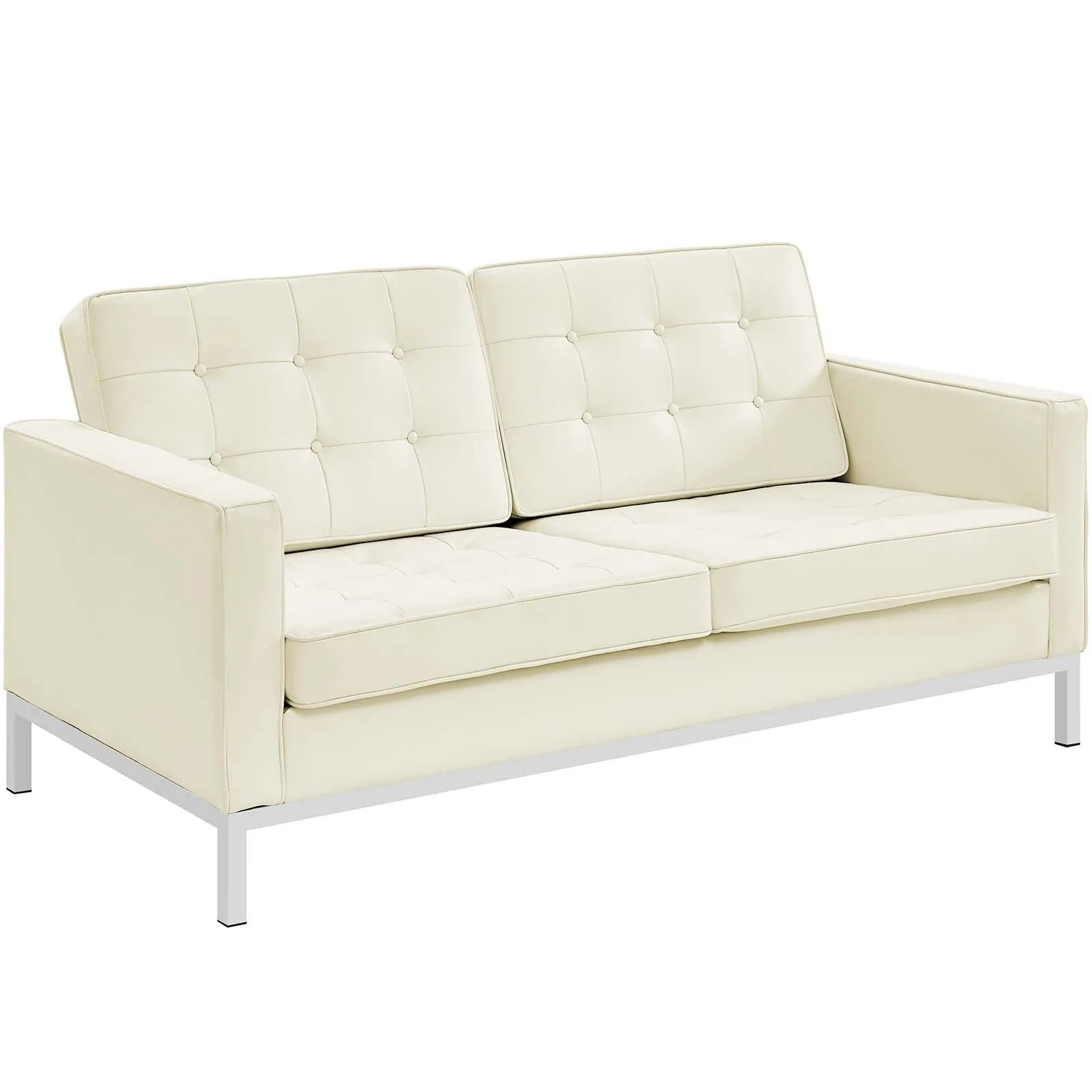 Loft Leather Loveseat