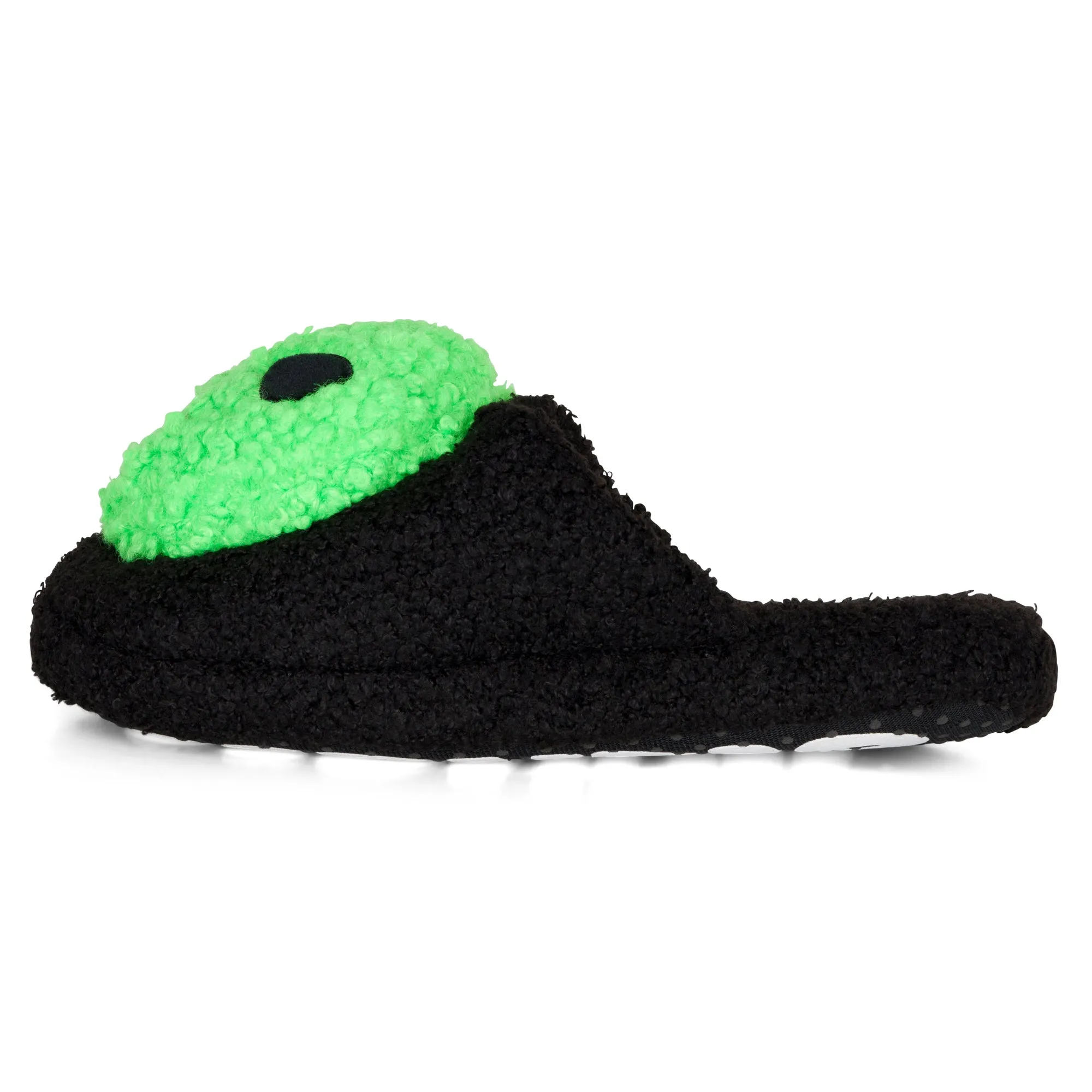 Lord Alien Plush Face House Slippers (Black)