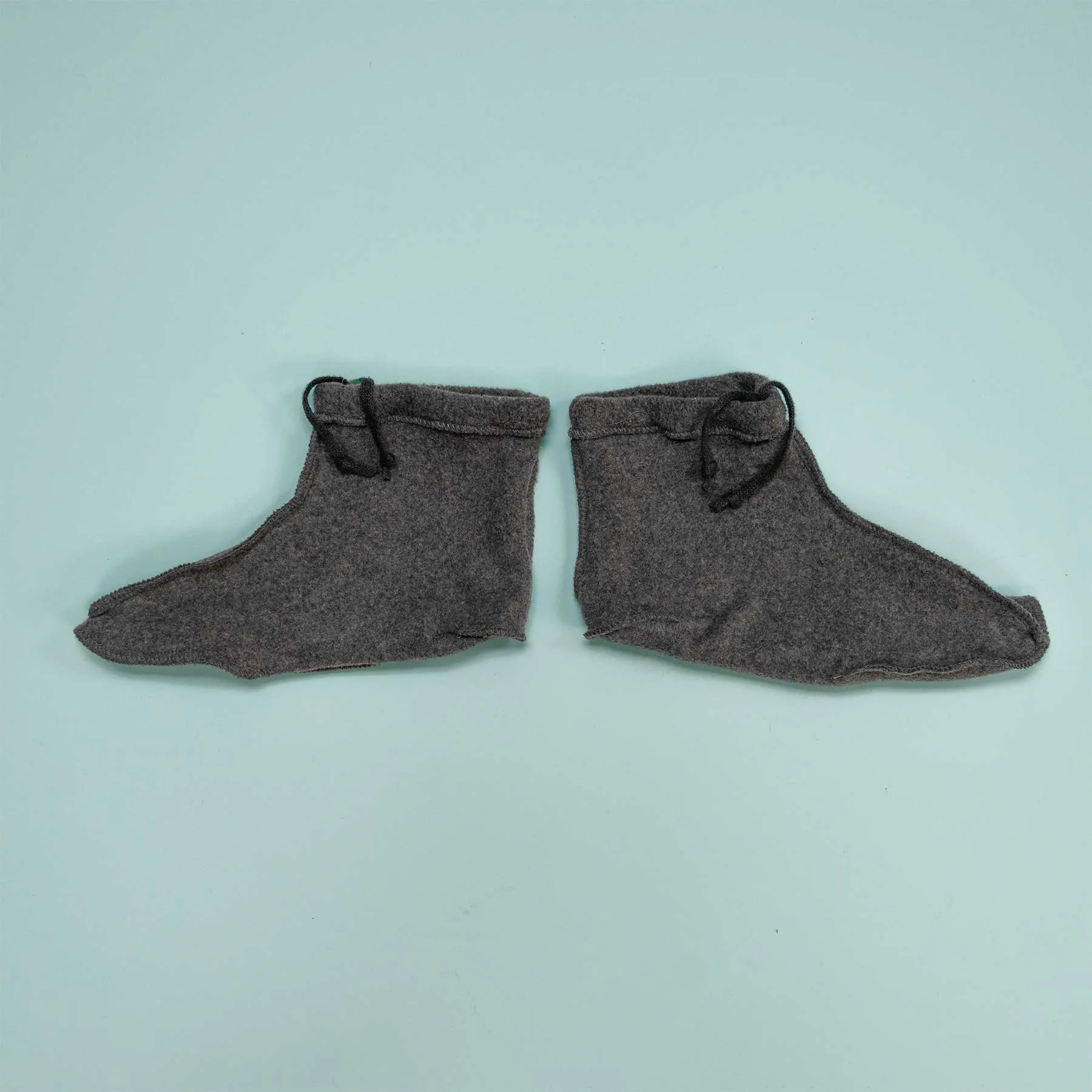 MALAHAT Elastic-free 100% Organic Cotton Fleece Booties Socks Slippers (Unisex)