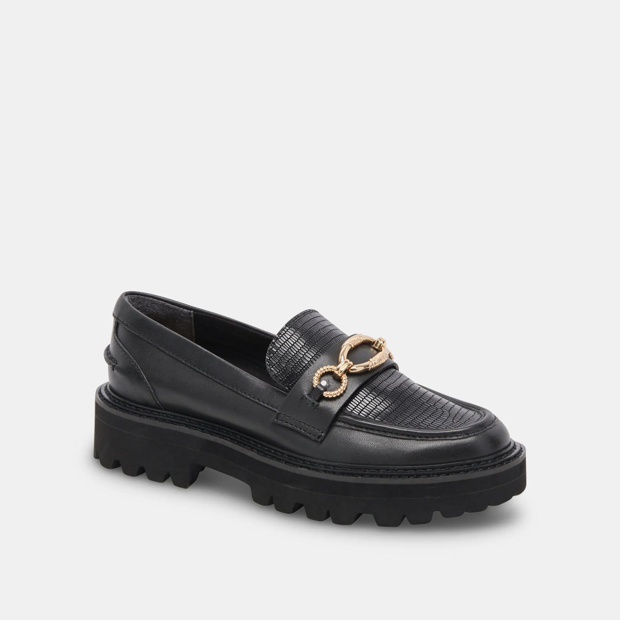 MAMBO LOAFERS BLACK MULTI LEATHER