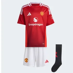 Manchester United 2024/25 Infant Replica Jersey Set Football (Soccer) by Adidas