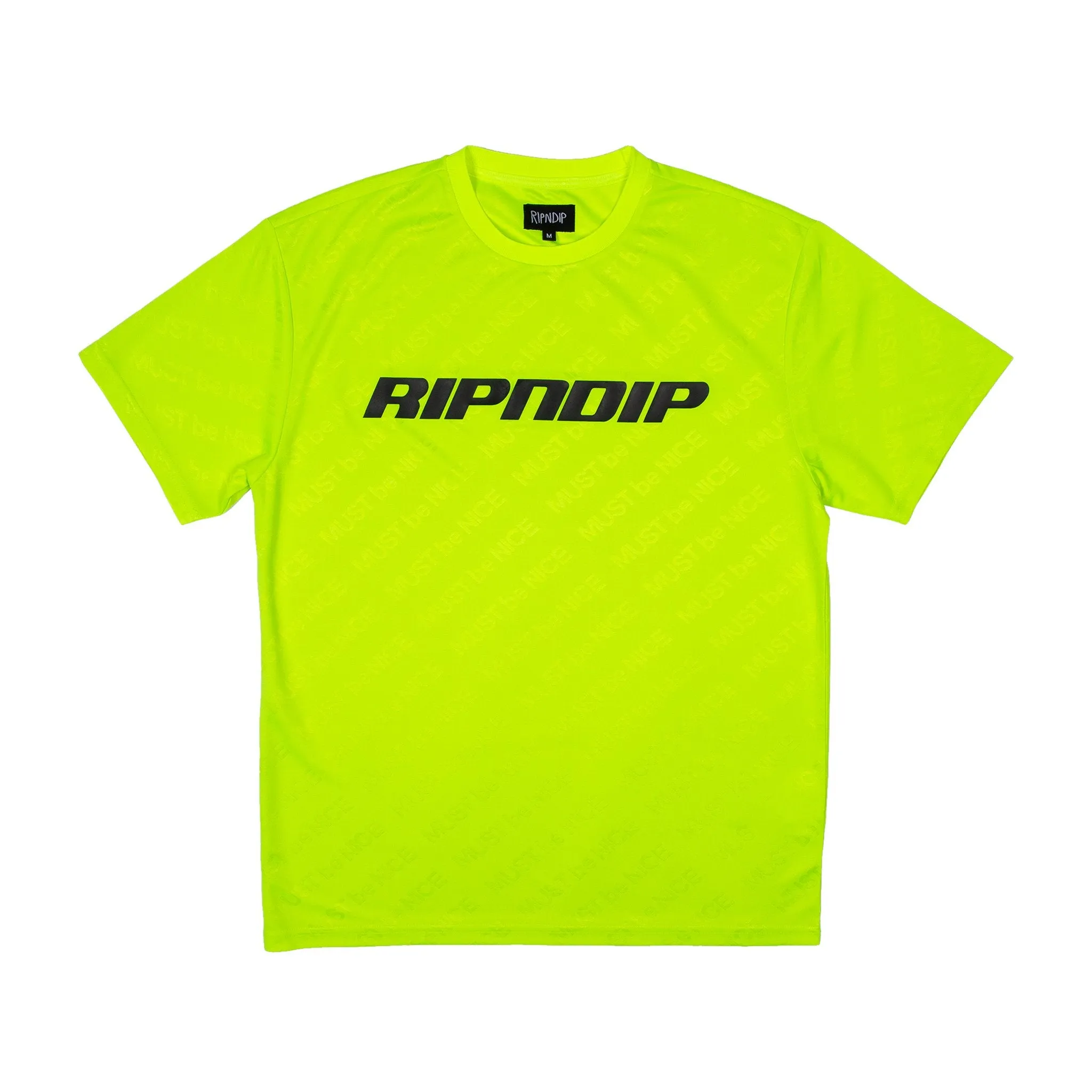 MBN Stripe Soccer Jersey (Neon)