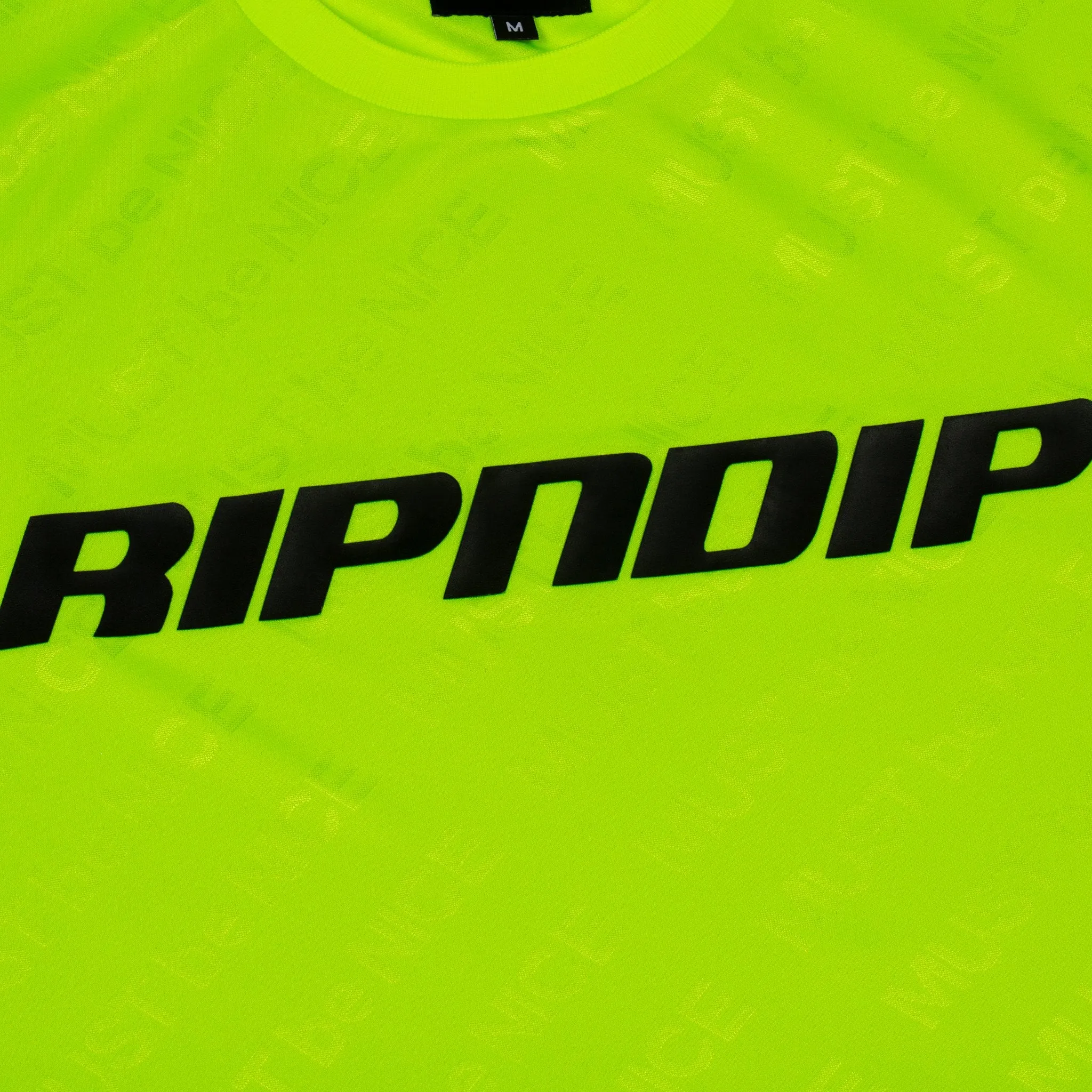 MBN Stripe Soccer Jersey (Neon)