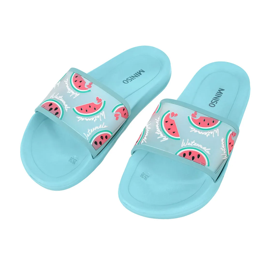 MINISO Fruit Series Comfortable Slippers Size S, 35/36, Random pick