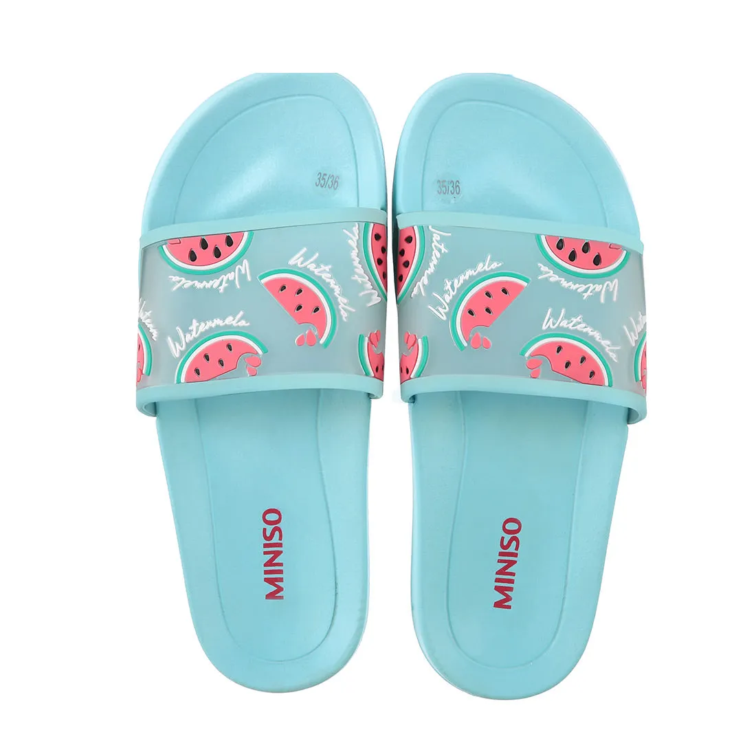 MINISO Fruit Series Comfortable Slippers Size S, 35/36, Random pick