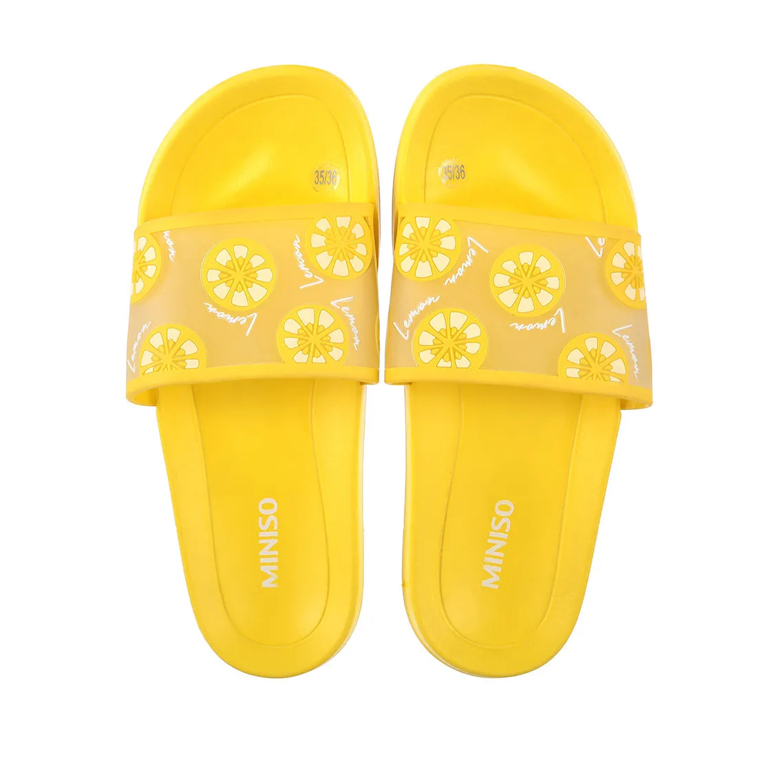 MINISO Fruit Series Comfortable Slippers Size S, 35/36, Random pick