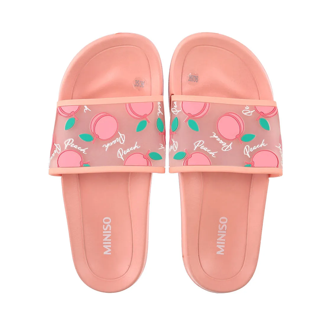 MINISO Fruit Series Comfortable Slippers Size S, 35/36, Random pick