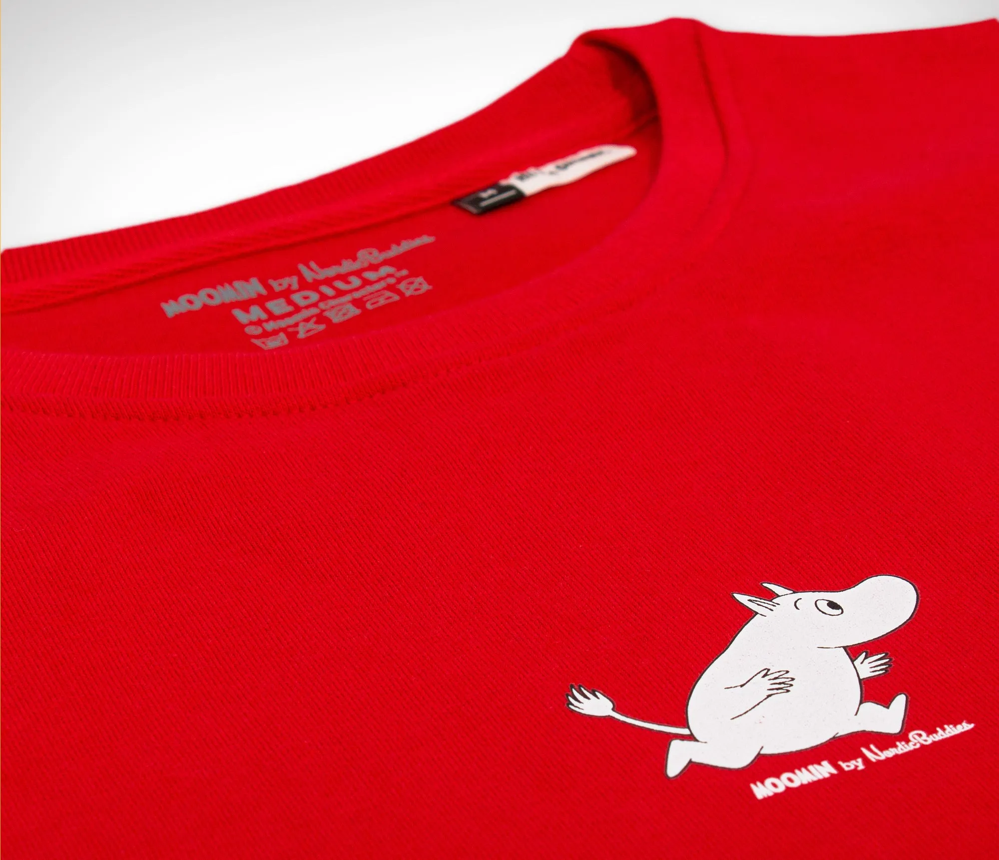 Moomintroll Running Crewneck College - Red