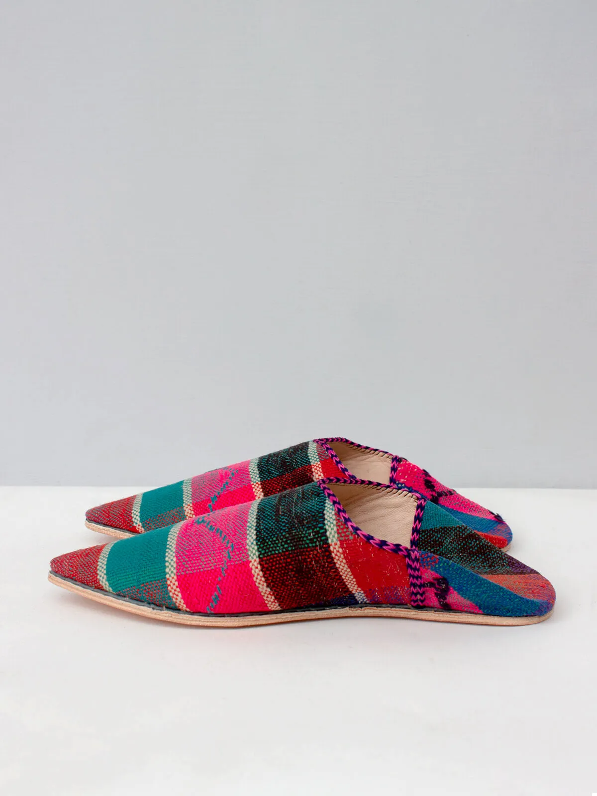 Moroccan Boujad Pointed Babouche Slippers, Marrakech