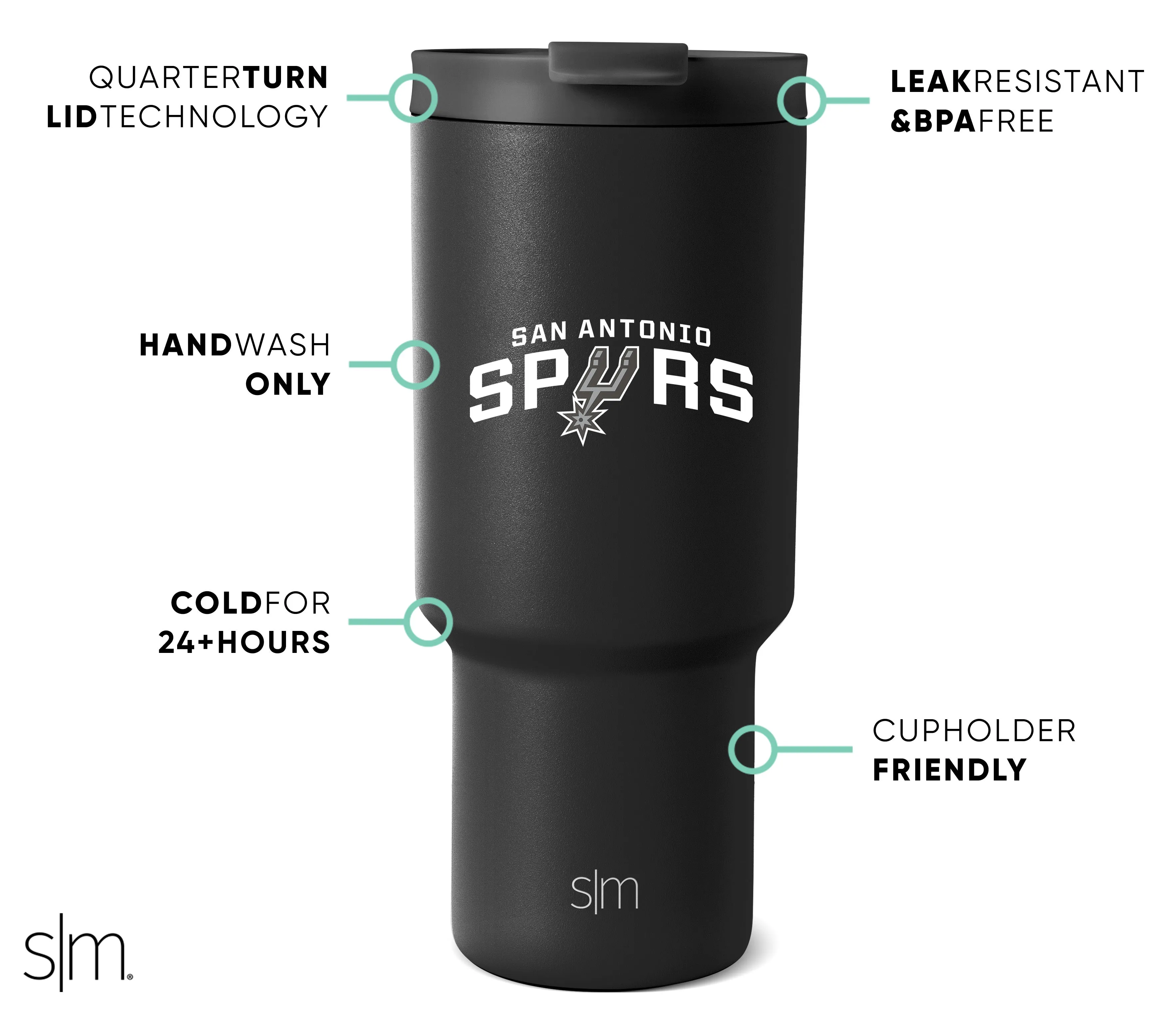 NBA Trek Tumbler with Flip Lid