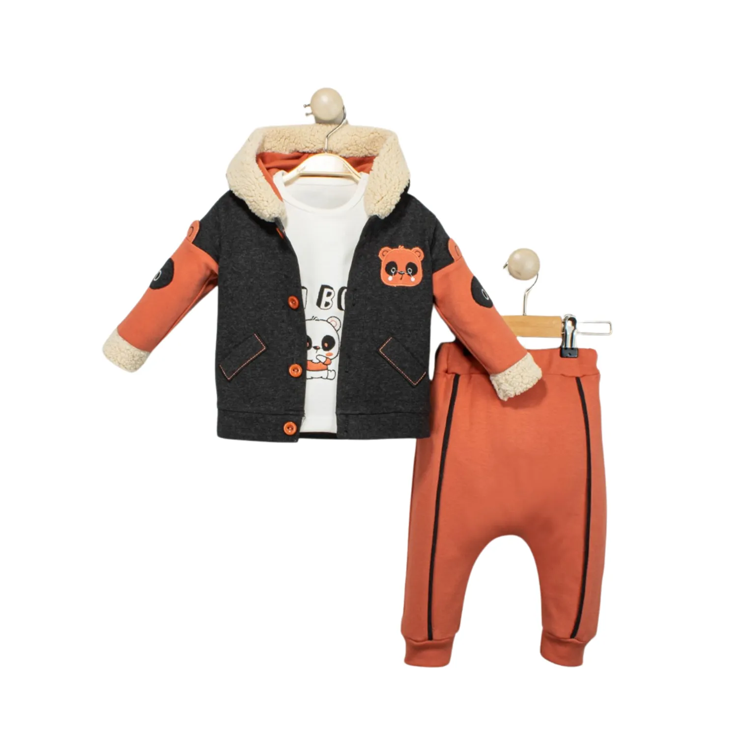 Panda Chic Boys Casual Set