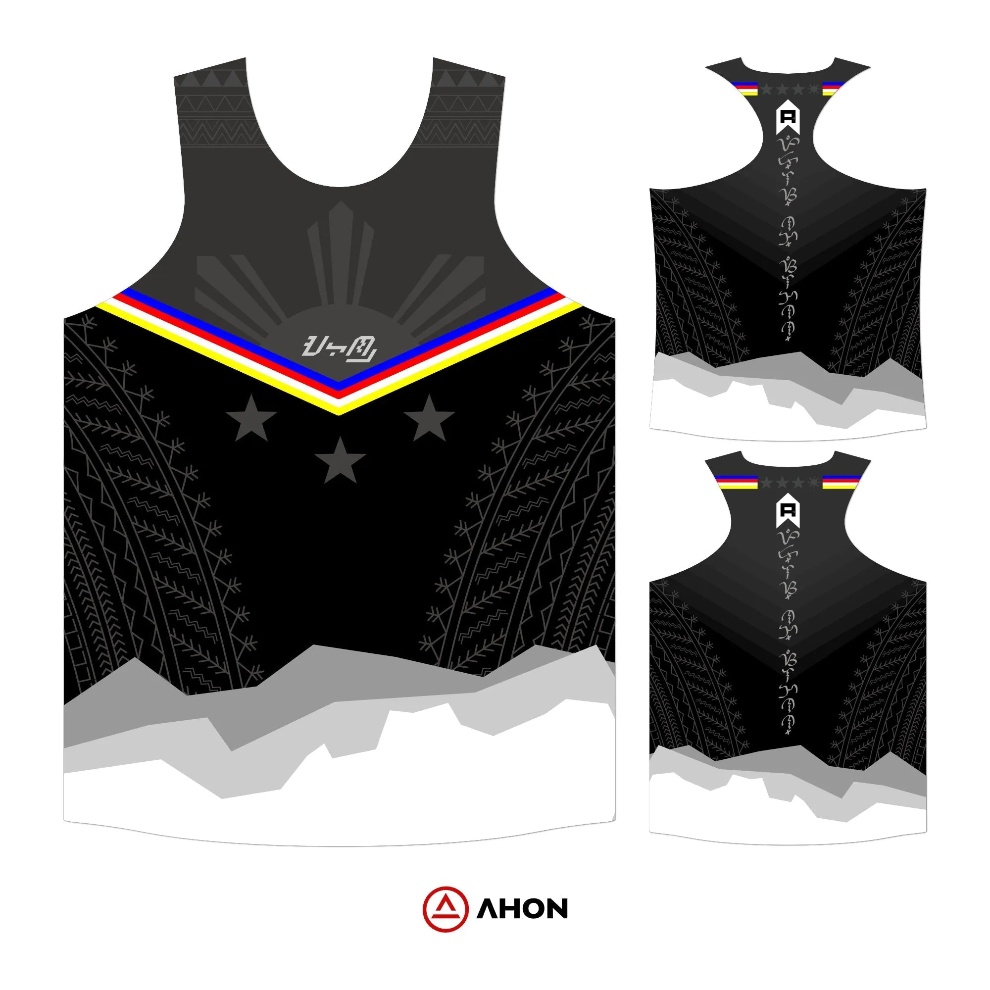 Perlas Ng Silanganan running singlet - maxvent (black)