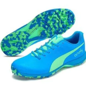 PUMA 19FH Rubber Spike Cricket Shoe - Blue/Green