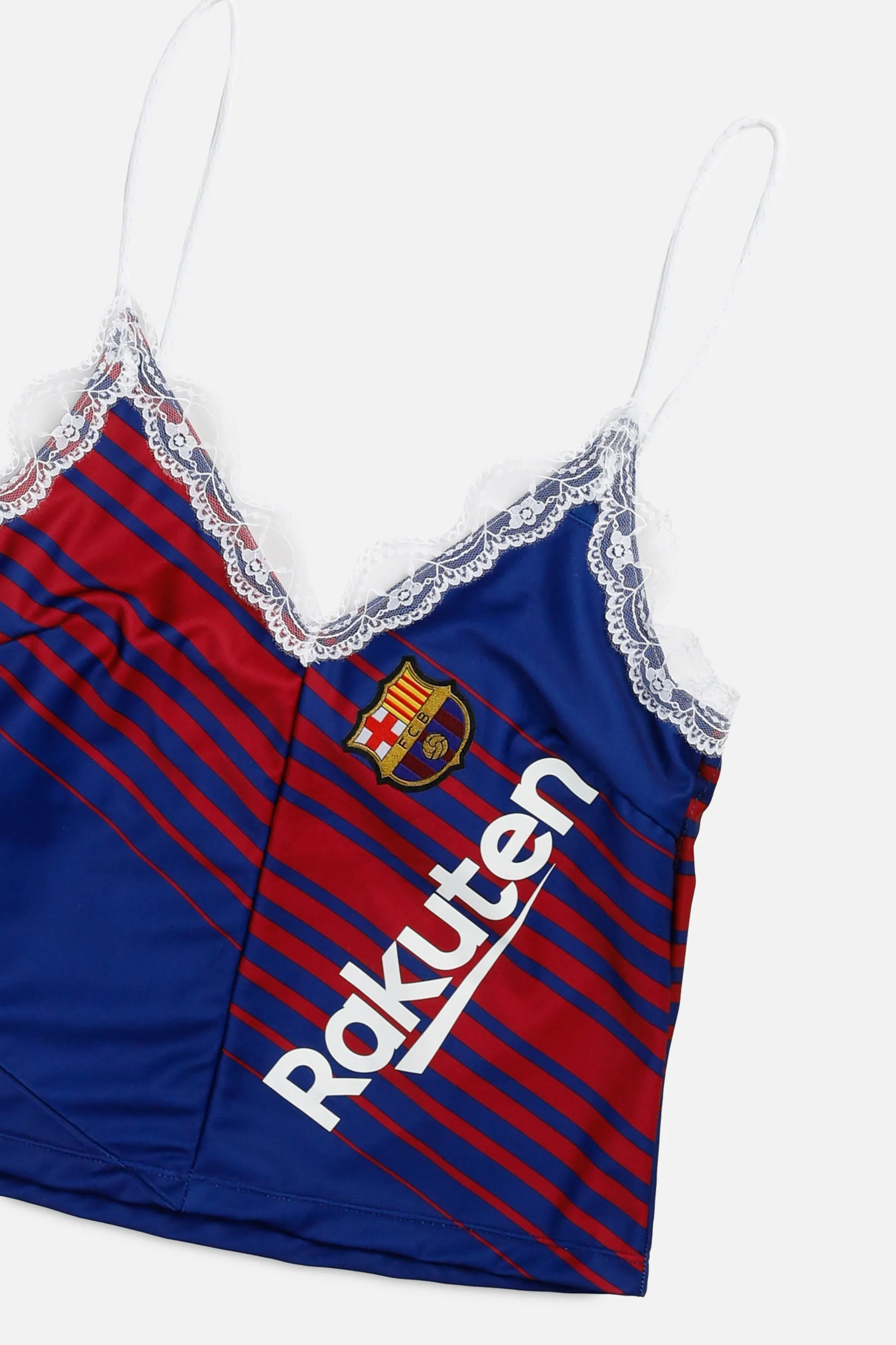 Rework Barcelona Soccer Lace Tank - S