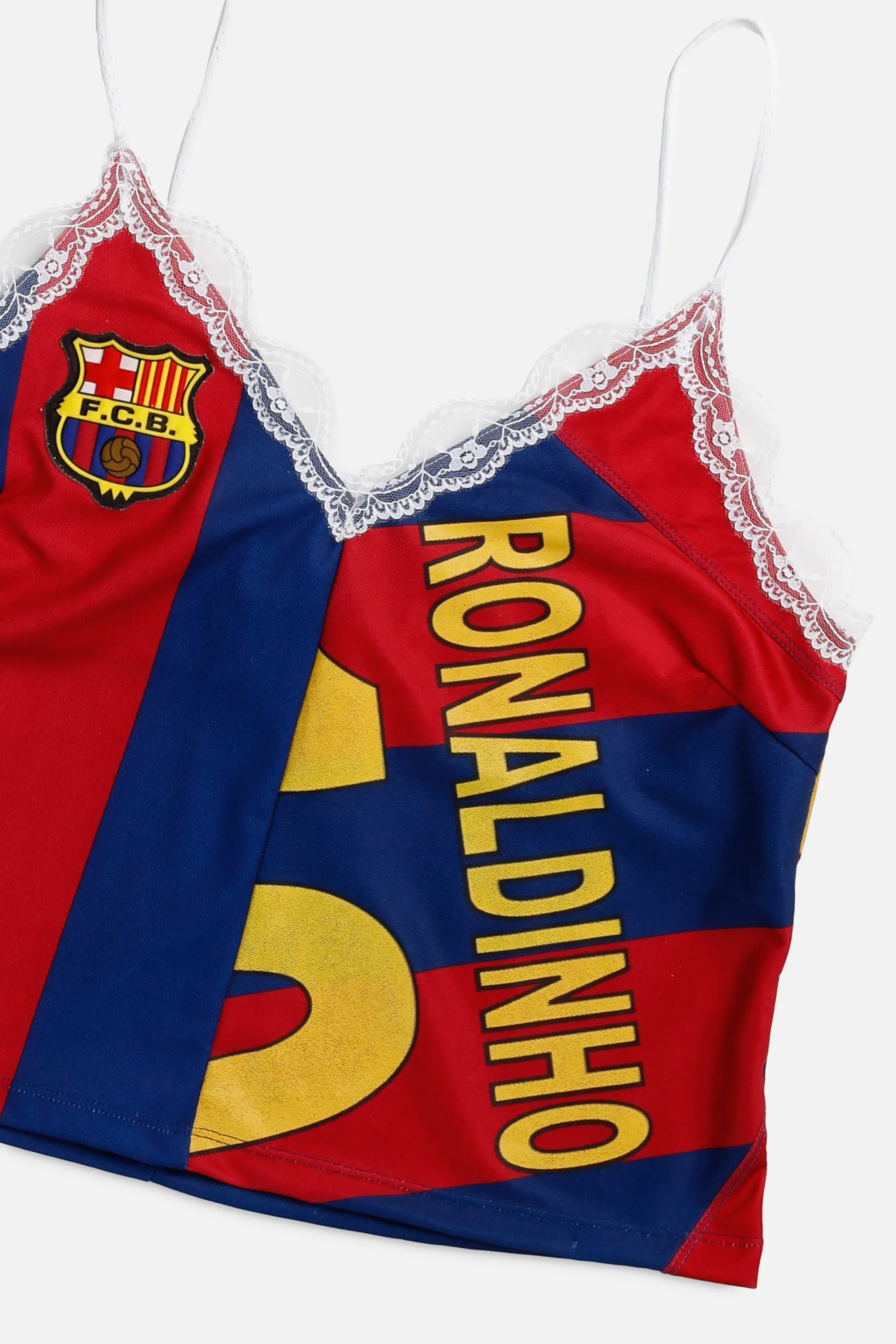 Rework Barcelona Soccer Lace Tank - XL