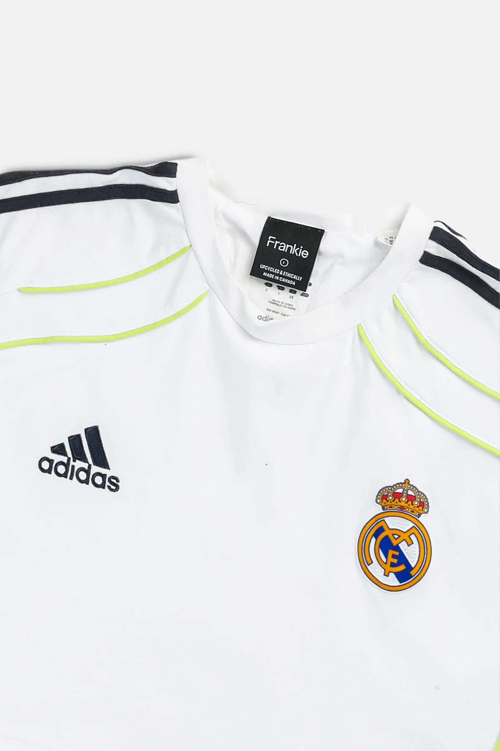 Rework Crop Madrid Soccer Jersey - L