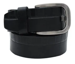 RL Embossed Casual Mens Leather Belt