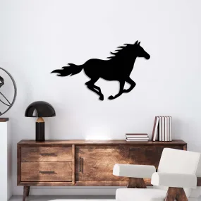 Running Horse - Metal Wall Art