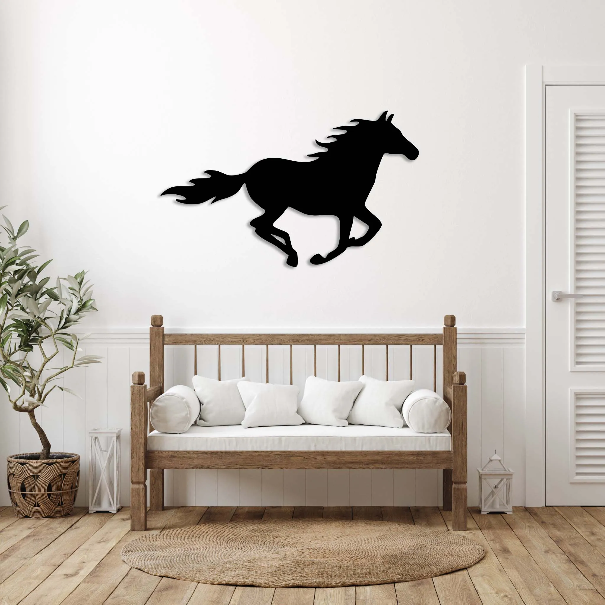 Running Horse - Metal Wall Art