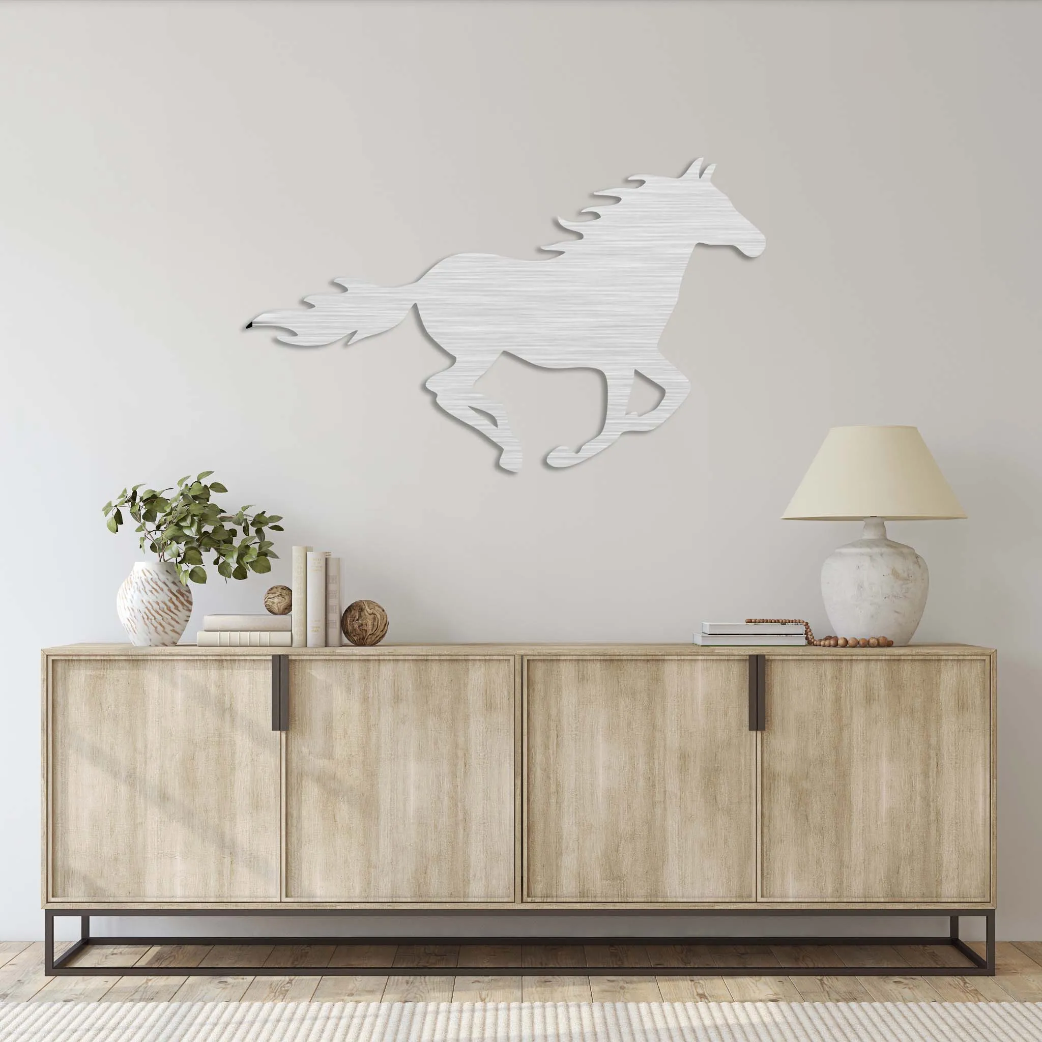 Running Horse - Metal Wall Art