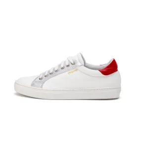 Saluzzo - Red, White and Silver Sneaker