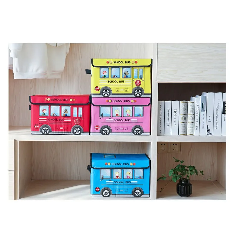 Storage Canvas with Flip-Top Lid for Children Room