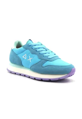 SUN68 Ally Solid Sneaker Donna Azzurro Z34201